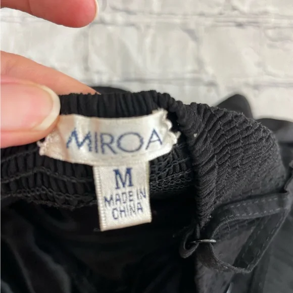 Miroa Vintage Black Ruffled Mini Dress - Picture 7 of 7